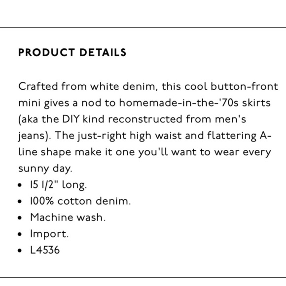 Madewell Denim A-Line Mini Skirt - Picture 9 of 9